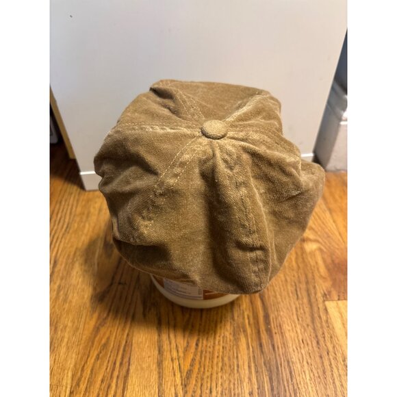 Faded Glory Brown Cotton Newsboy Cap One Size Adjustable - Picture 4 of 7